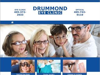 Web site www.drummondeyeclinic.com, Drummond Eye Clinic